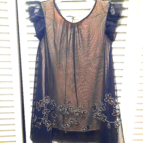 scooter brown dress Scooter Brown Dresses | Girls Scooter Brown Designer Dress! Size 4 | Color: Black/Tan | Size: 4g